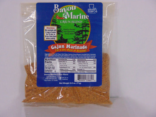 Bayou Marine Cajun Blend Marinade