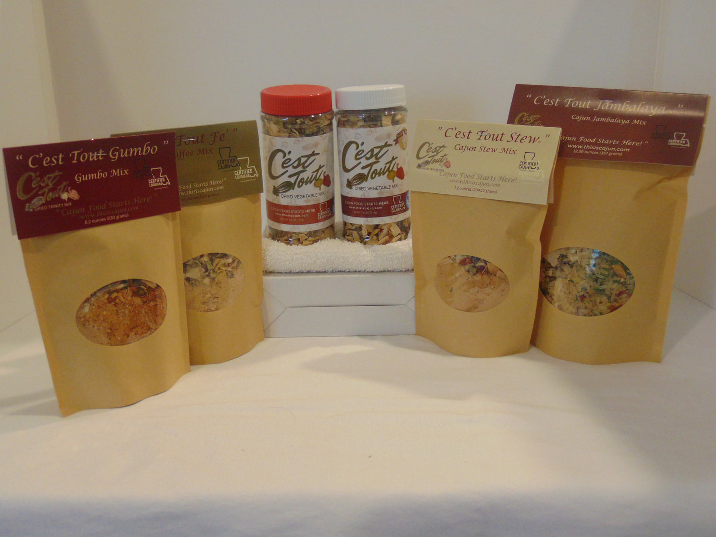 Louisiana Christmas C'est Tout Cajun Seasoning Gift Package